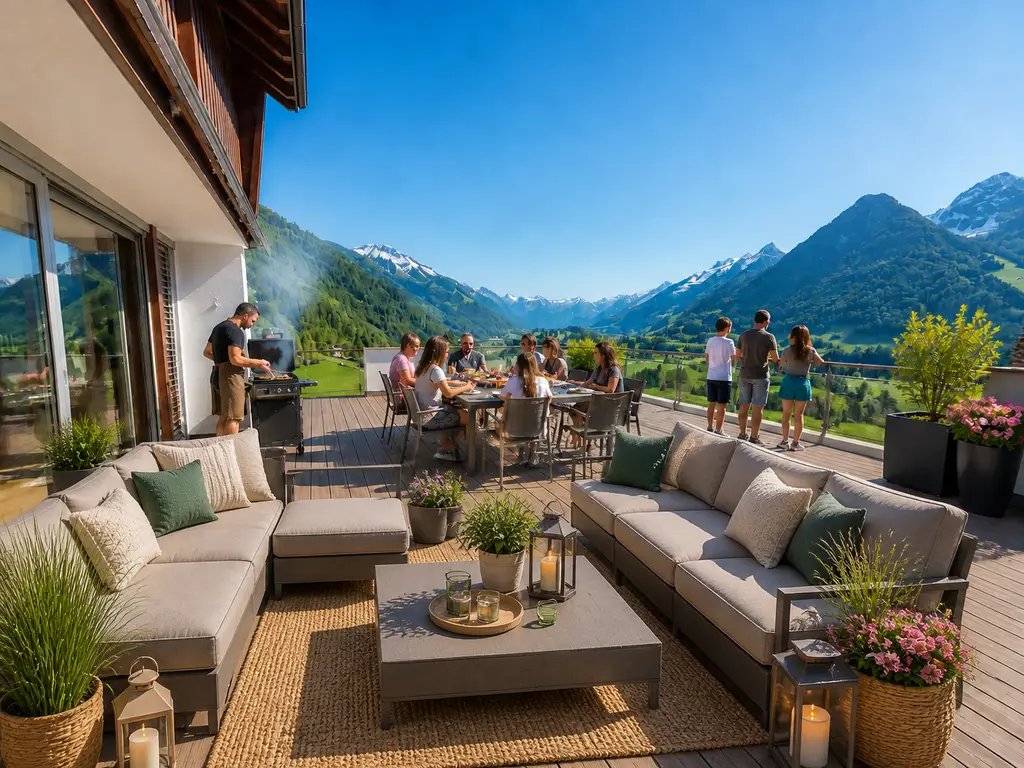 PROPRIÉTÉ D’EXCEPTION AVEC ESPACE WELLNESS PRIVATIF ET VUE PANORAMIQUE SUR LES PRÉALPES