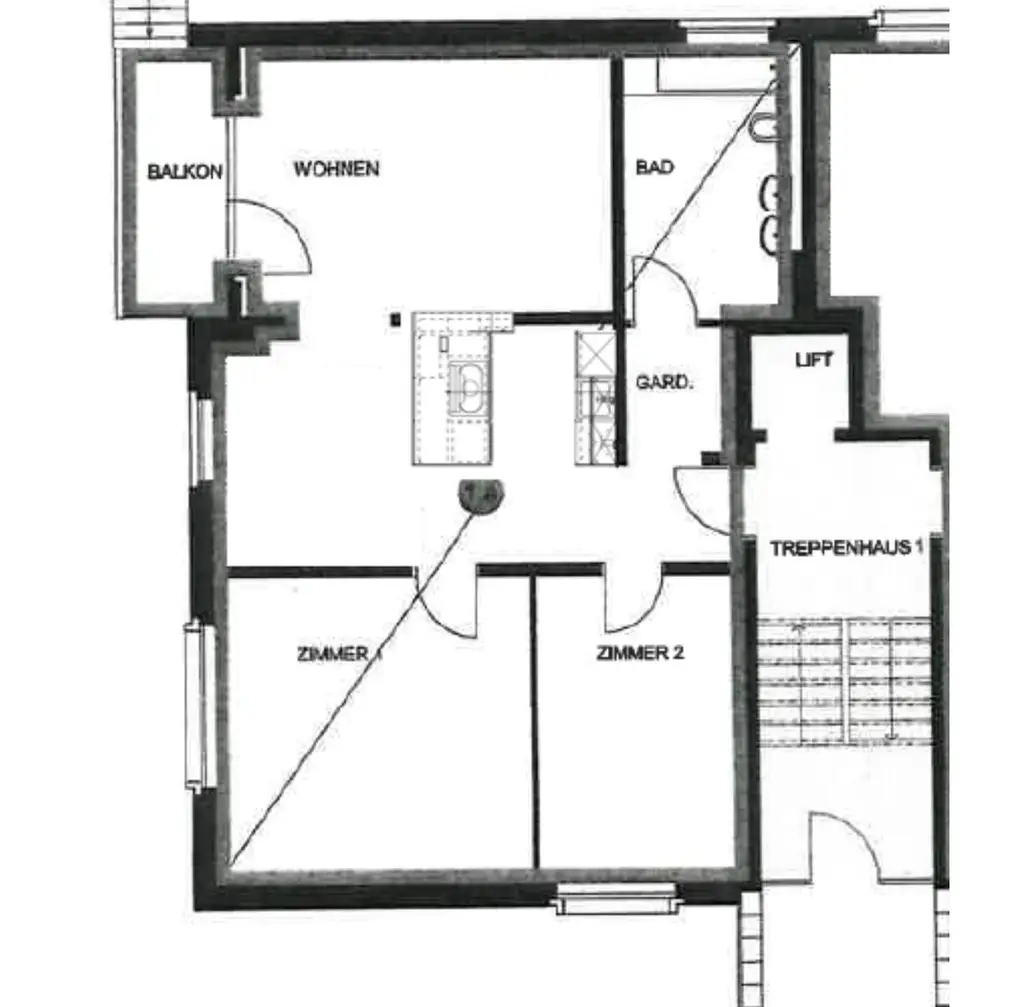 Moderne Wohnung mit eigenem Garten