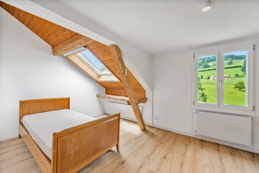 Gemütliches Wohn-Haus mit Alpsteinsicht, angrenzend an Wiese