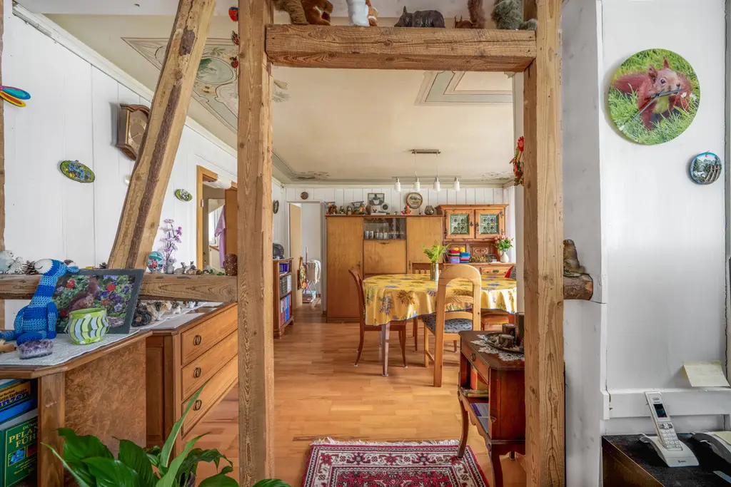 Gemütliches Wohn-Haus mit Alpsteinsicht, angrenzend an Wiese