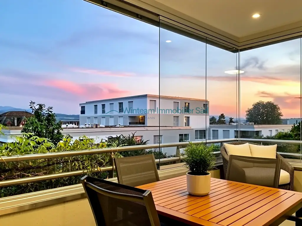Duplex 4.5 pièces — balcon, terrasse et 80 m² de jardin privatif