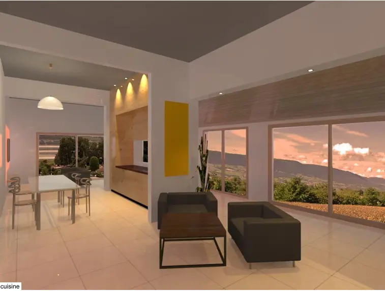 Grand loft clefs en main, avec jardin offrant beau dégagement sur le lac de Neuchâtel