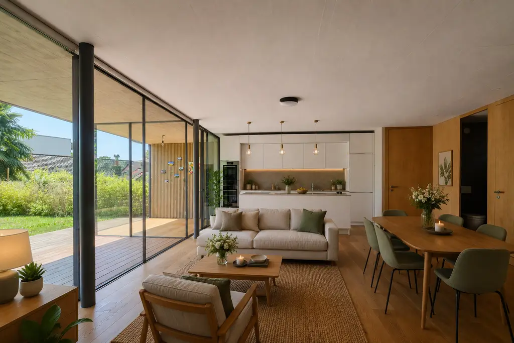 Moderne Duplex avec Jardin proche du lac