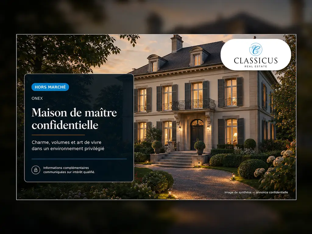 Propriété de maître confidentielle dans un écrin privé