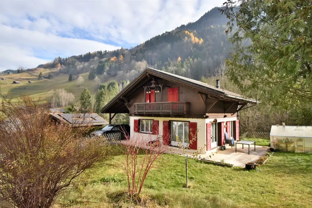 VENTE EN RESIDENCE SECONDAIRE AUTORISEE – Chalet 4.5 pièces à Val d&rsquo;Illiez