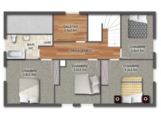 Spacieuse maison familiale, parcelle de 1147 m2