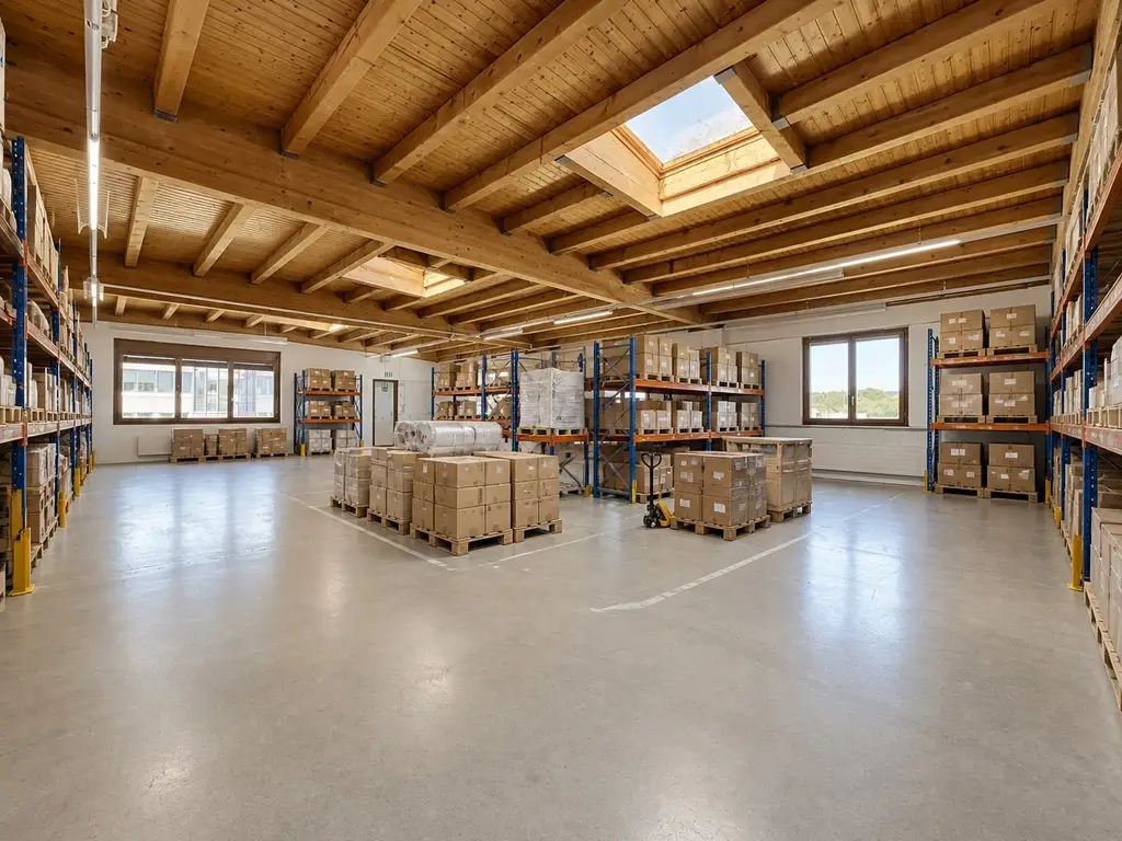 Surface commerciale de 207 m² d&rsquo;un seul tenant, 2ème étage sans une seule marche, 3 places de parc extérieures comprises, libre de suite