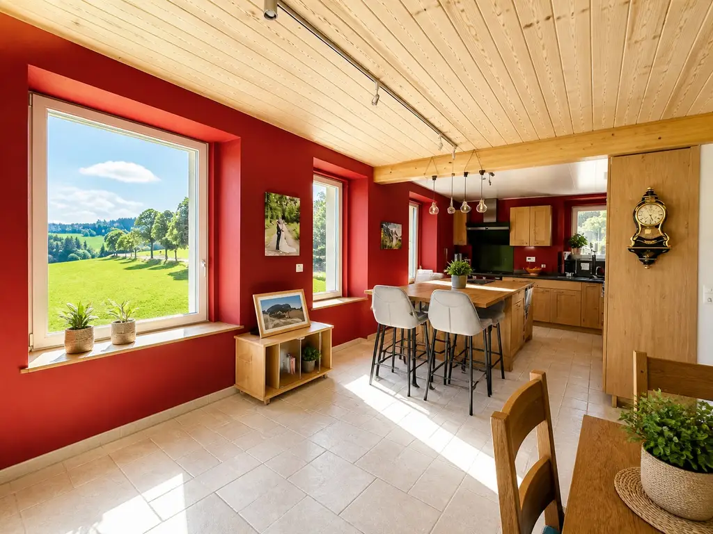 Bien rare et élégant, offrant un cadre idéal pour une famille ou une activité B&amp;B, avec vue spectaculaire