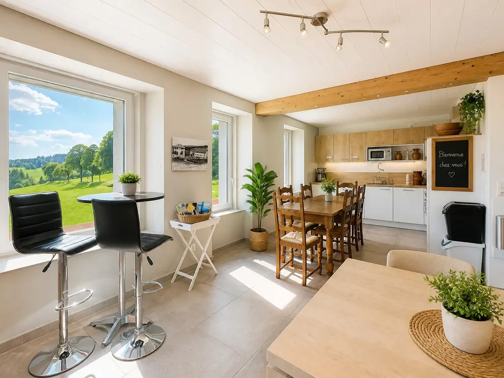 Bien rare et élégant, offrant un cadre idéal pour une famille ou une activité B&amp;B, avec vue spectaculaire