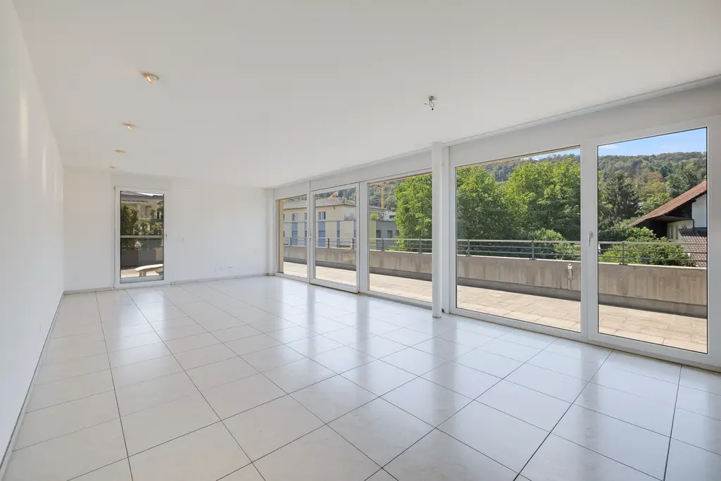 Helle Attikawohnung mit Aussicht und grosser Terrasse