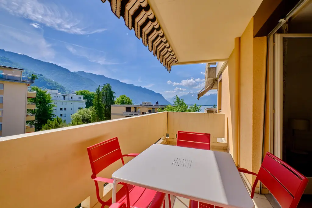 Spacieux Meublé balcon vue lac