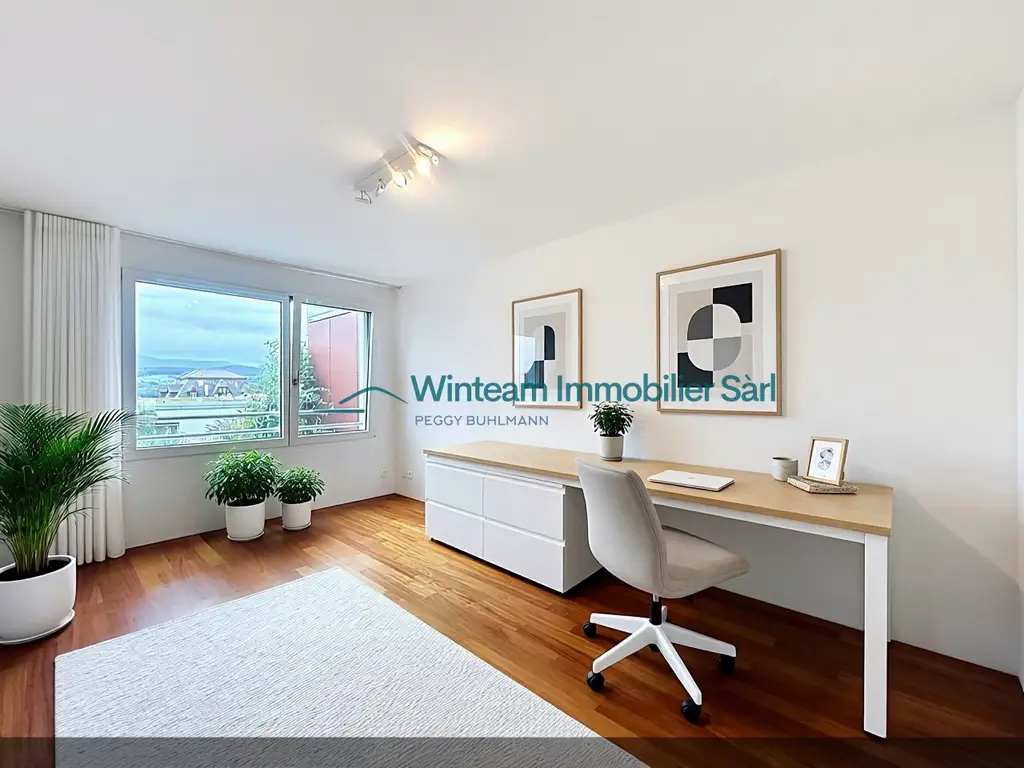 Duplex 4.5 pièces — balcon, terrasse et 80 m² de jardin privatif