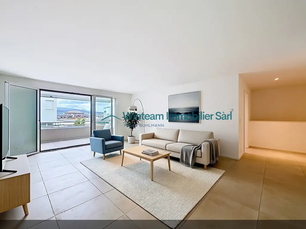 Duplex 4.5 pièces — balcon, terrasse et 80 m² de jardin privatif