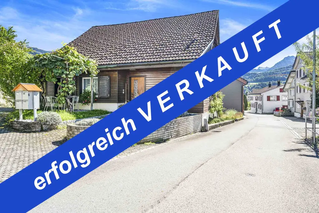 VERKAUFT – Gemütliches Studio zum Verkauf in Neu St. Johann SG