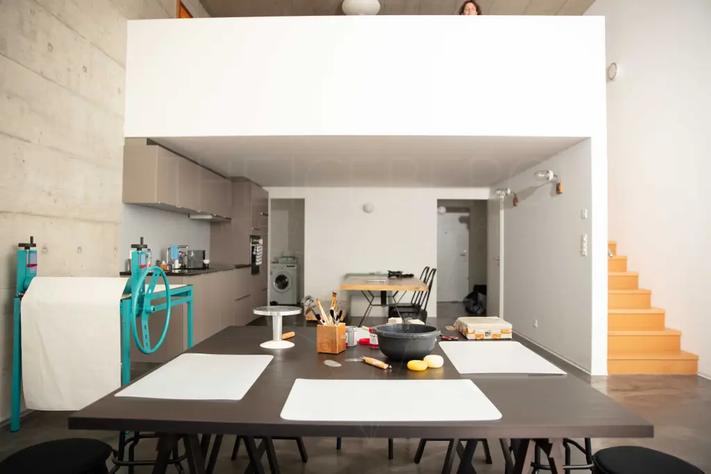 En exclusivité, à deux pas du Lac, loft en duplex dans la cité Suchard