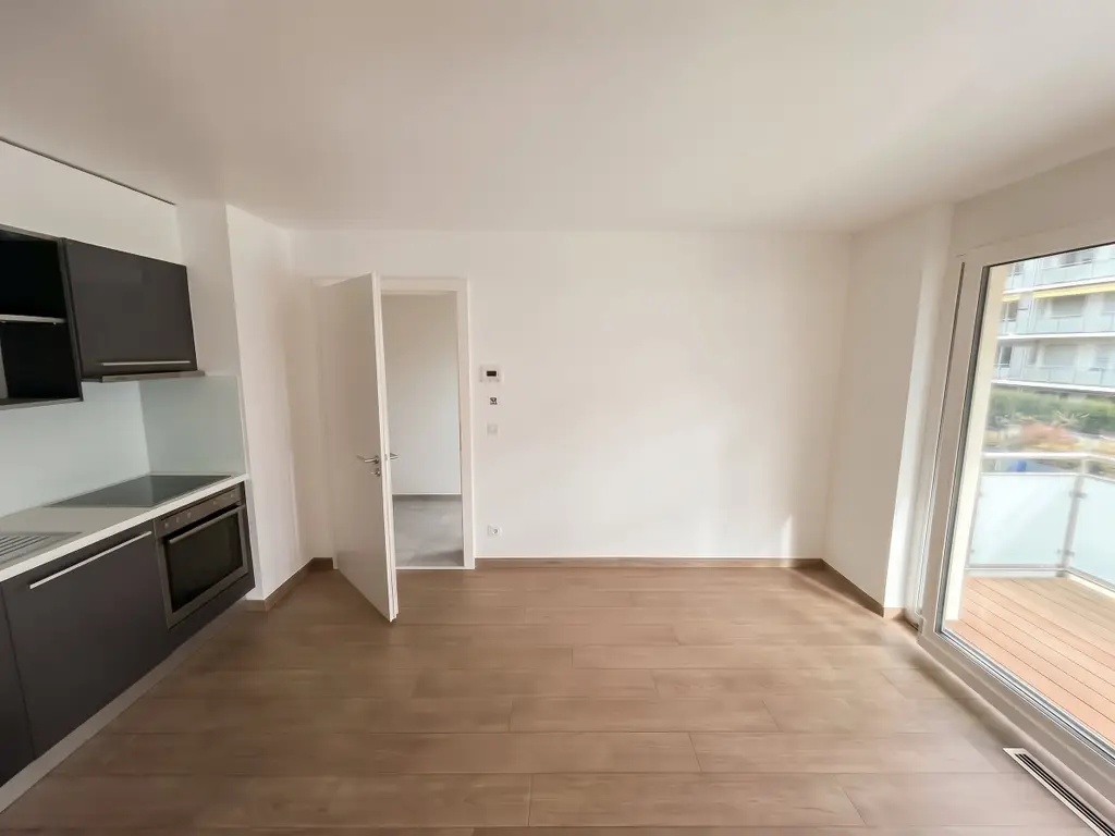 Studio moderne à Sion avec balcon, cave et place de parc