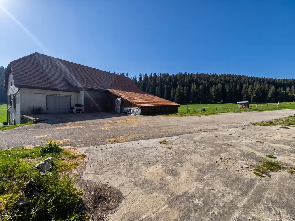 Ferme aux volumes généreux – Combe-Pellaton