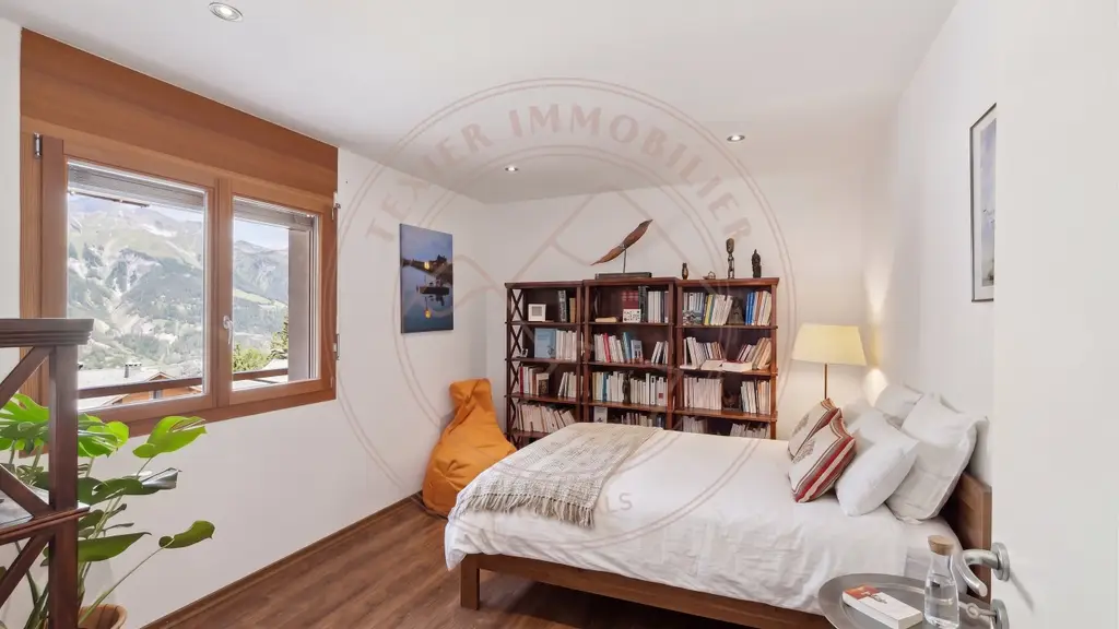 Magnifique duplex de 7,5 pièces au dernier étage avec vue sur les Dents du Midi