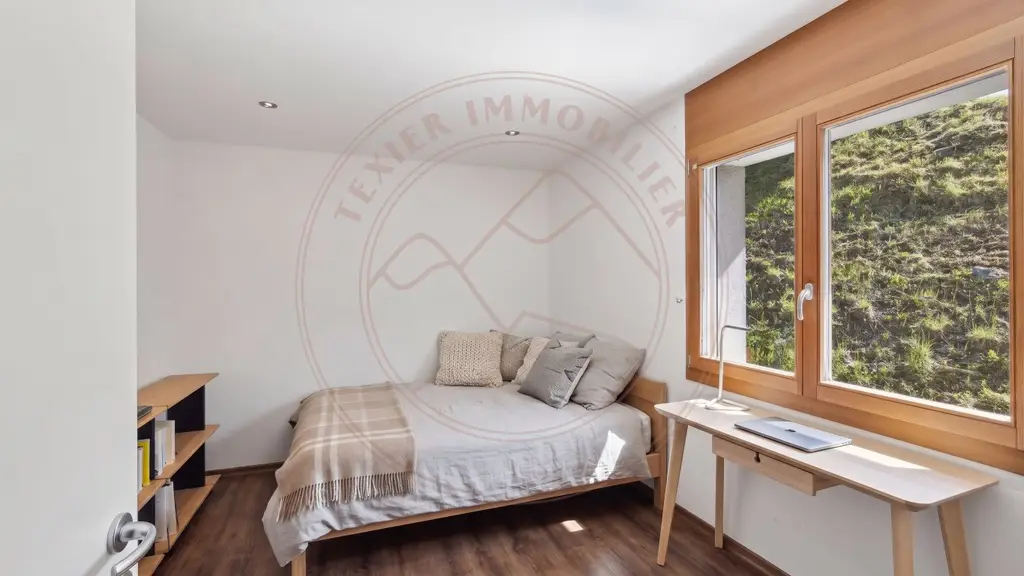 Magnifique duplex de 7,5 pièces au dernier étage avec vue sur les Dents du Midi
