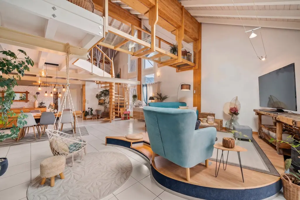 Votre loft en duplex au coeur de la nature –  à Villaz-St-Pierre (Fuyens)