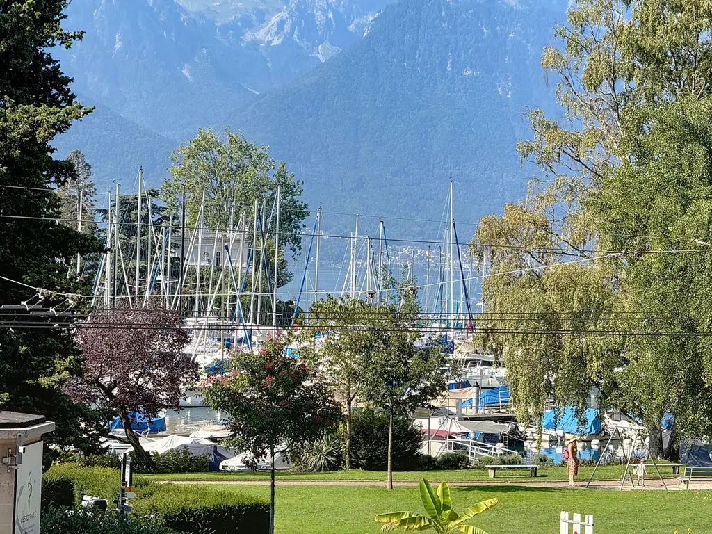 A deux pas du lac, volumes et lumière exceptionnels avec balcon plein sud