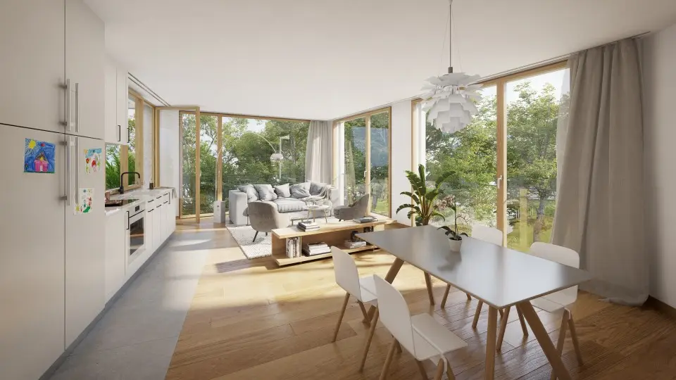 Onex appartement 5 pièces avec jardin et terrasse