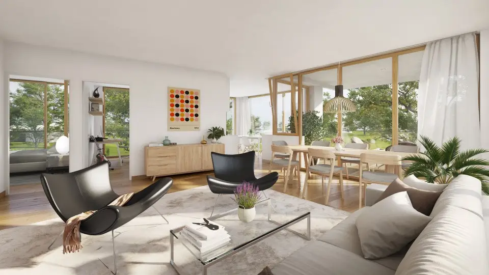 Onex appartement 5 pièces avec jardin et terrasse