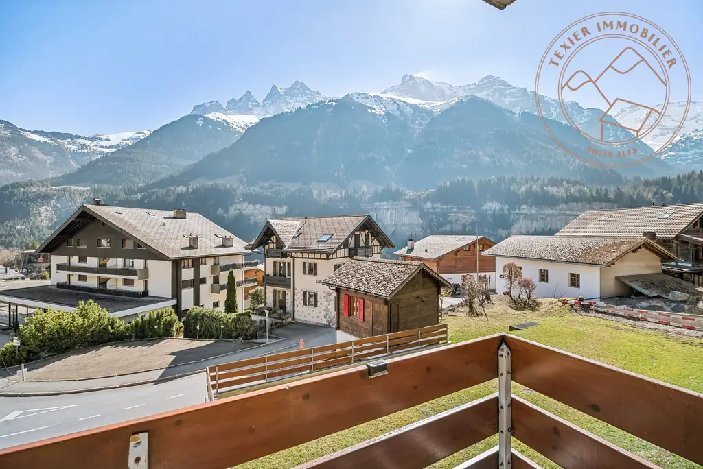 Appartement de charme avec vue Imprenable à Champéry