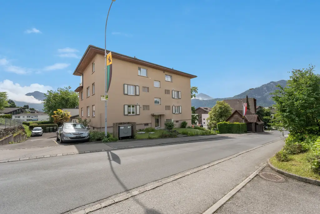 Einmalige Berg und Seesicht