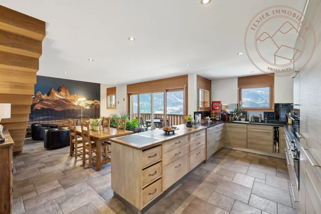 Superbe appartement en duplex de 7.5 pièces à vendre à Val-d’Illiez