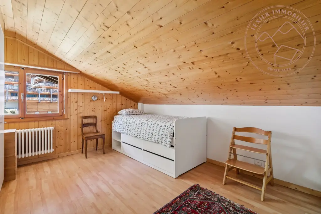 Magnifique appartement 4 pièces avec mezzanine et vue exceptionnelle à Champéry
