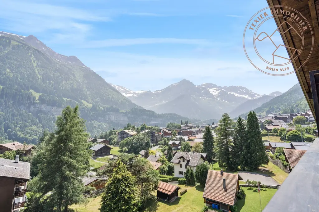 Magnifique appartement 4 pièces avec mezzanine et vue exceptionnelle à Champéry