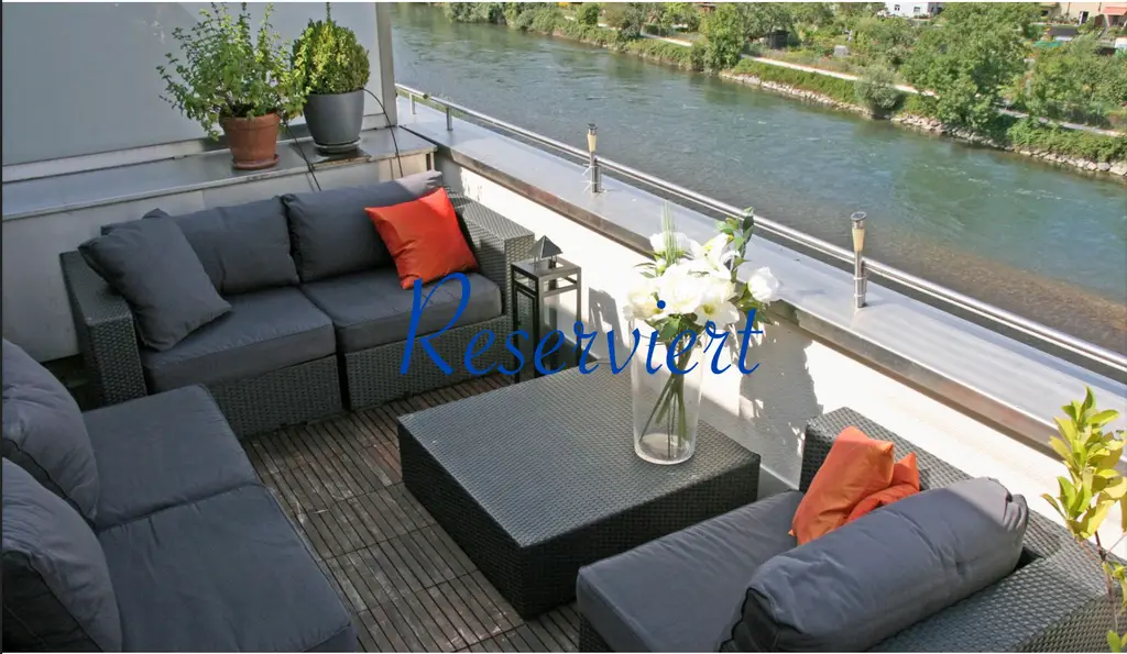 Exklusive Attikawohnung mit Aussicht auf die schöne Limmat
