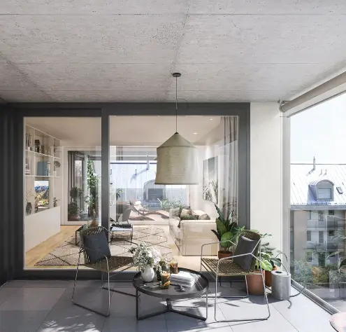 Erstbezug ! Exklusive 3.5-Zimmer-Wohnung mit zwei Balkonen in Thalwil