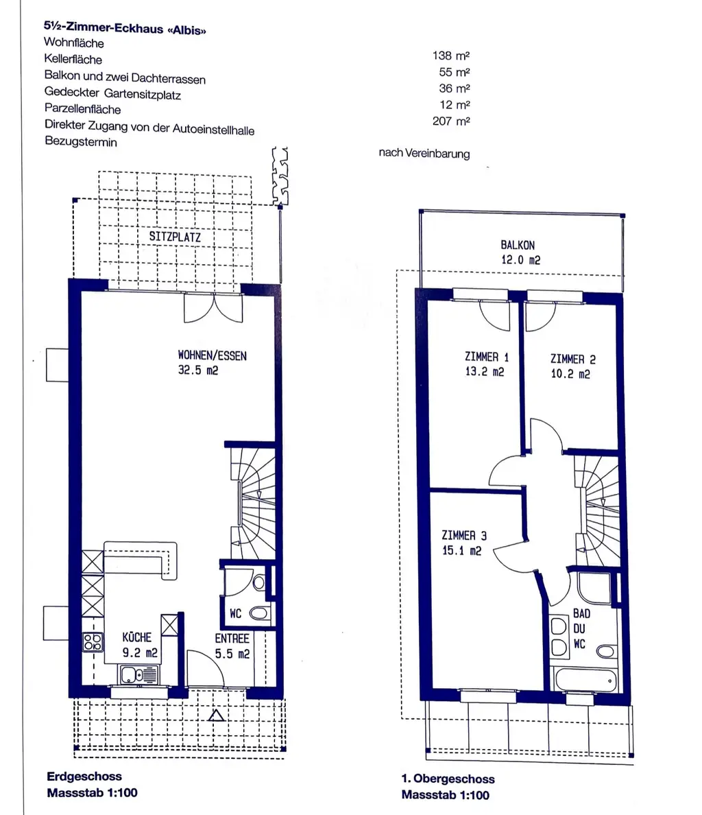 Reiheneckhaus in ruhigem und familienfreundlichem Viertel