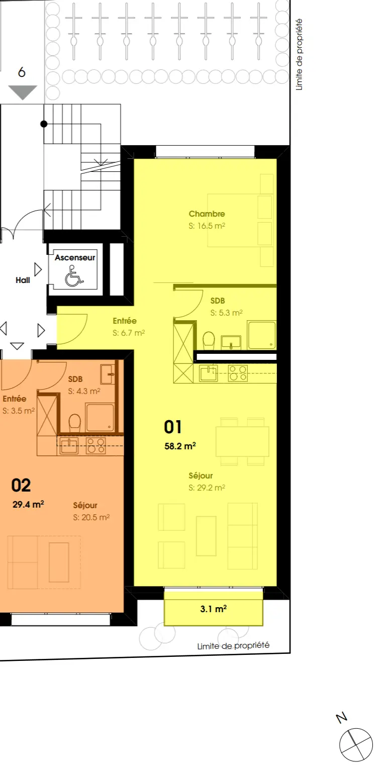 Exclusivité, lumineux appartement neuf au standard minergie au coeur de Lausanne / Vidy 400m du bord de lac