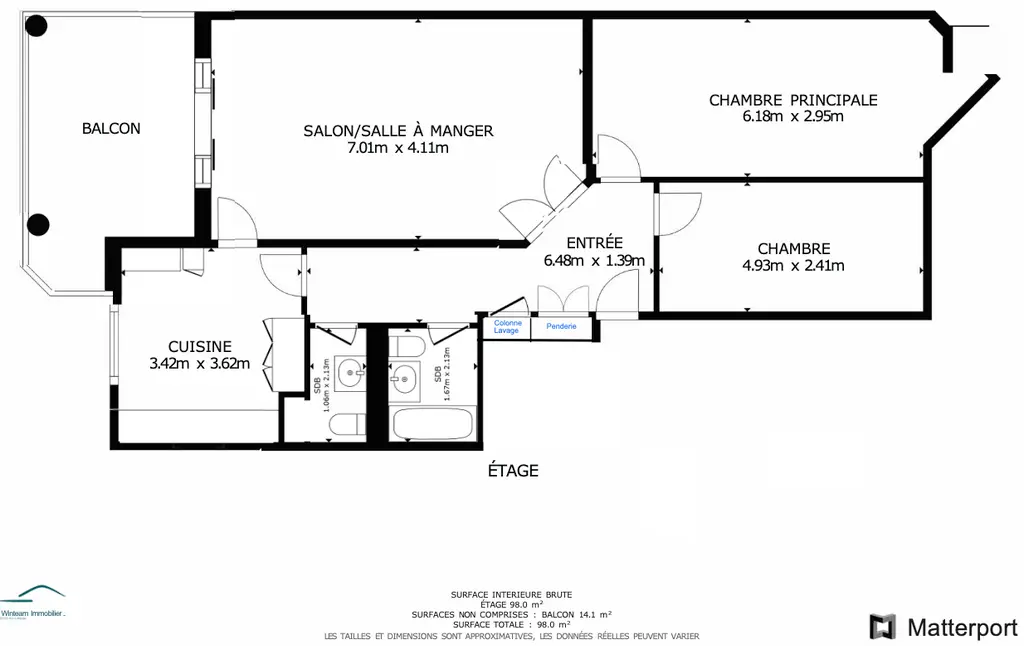 Belle opportunité: Magnifique 3,5 pces avec balcon, à Granges-Paccot à CHF 610&rsquo;000 + 15&rsquo;000 place de parc