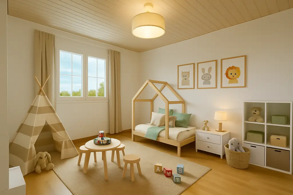 Belle maison vaudoise carrée individuelle , qui surplombe tout le village d&rsquo;Ursins