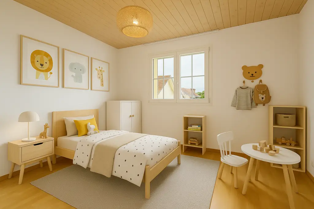 Belle maison vaudoise carrée individuelle , qui surplombe tout le village d&rsquo;Ursins