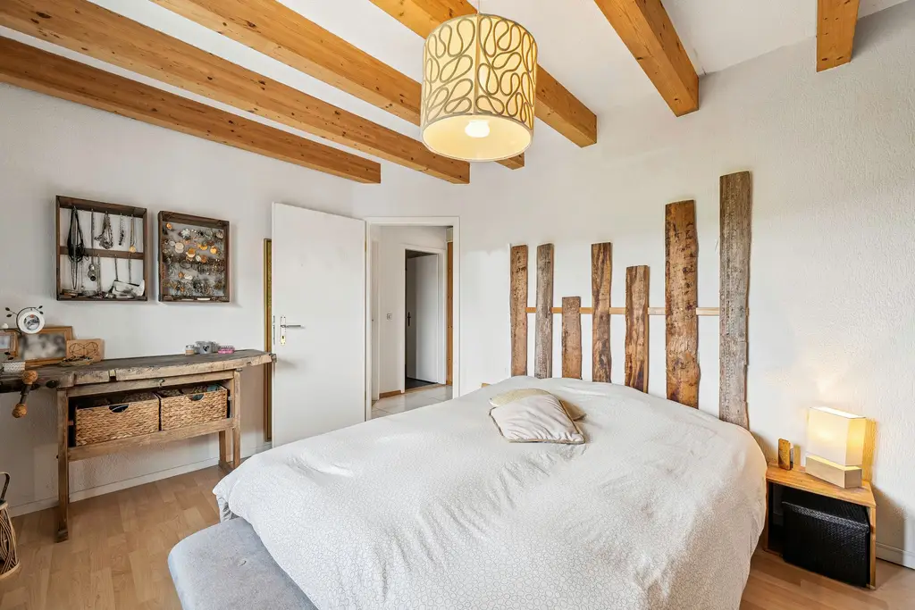 Duplex style loft de 4,5 pièces avec terrasse, à Villaz-St-Pierre, coup de coeur!