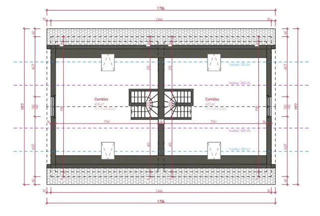 MAISON NEUVES UNIQUEMENT 2 PAS PLUS / villa B