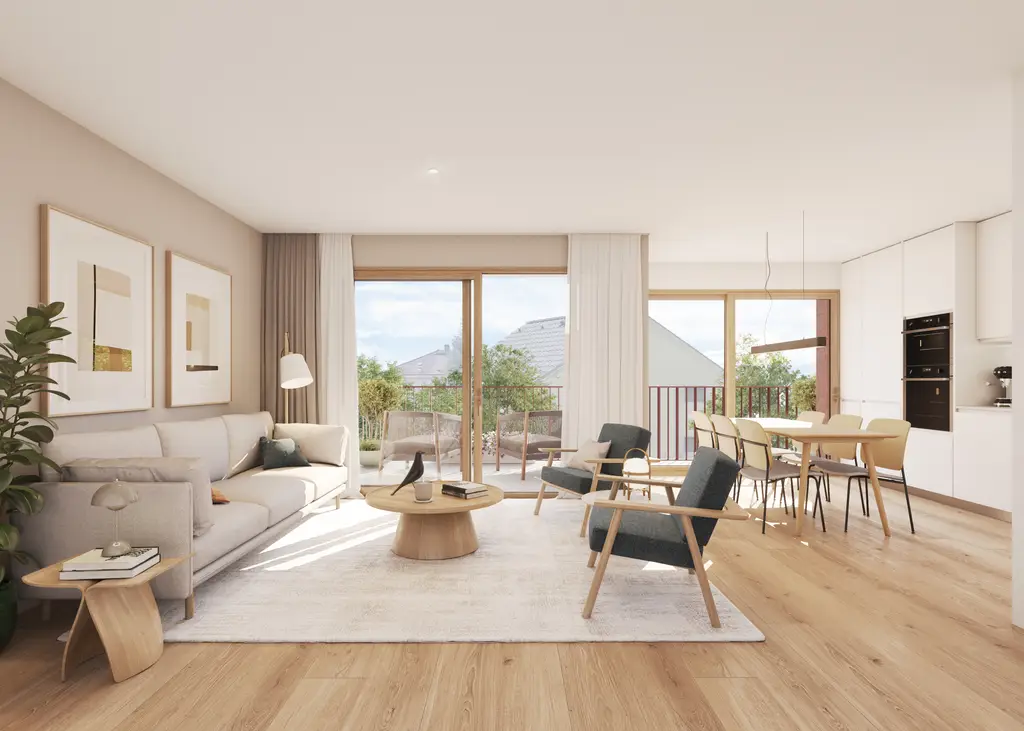 Rare à Chailly – Superbe duplex neuf avec terrasses
