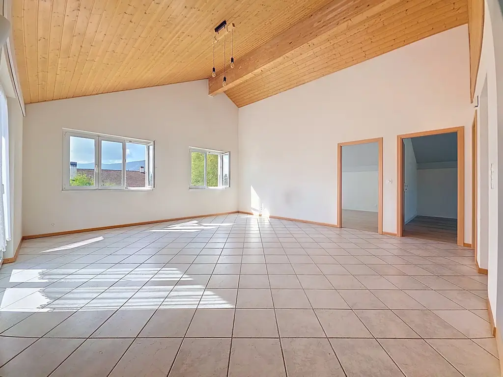 Appartement 3.5 pièces, 96 m² avec de grande hauteur sous plafond, belle terrasse au calme
