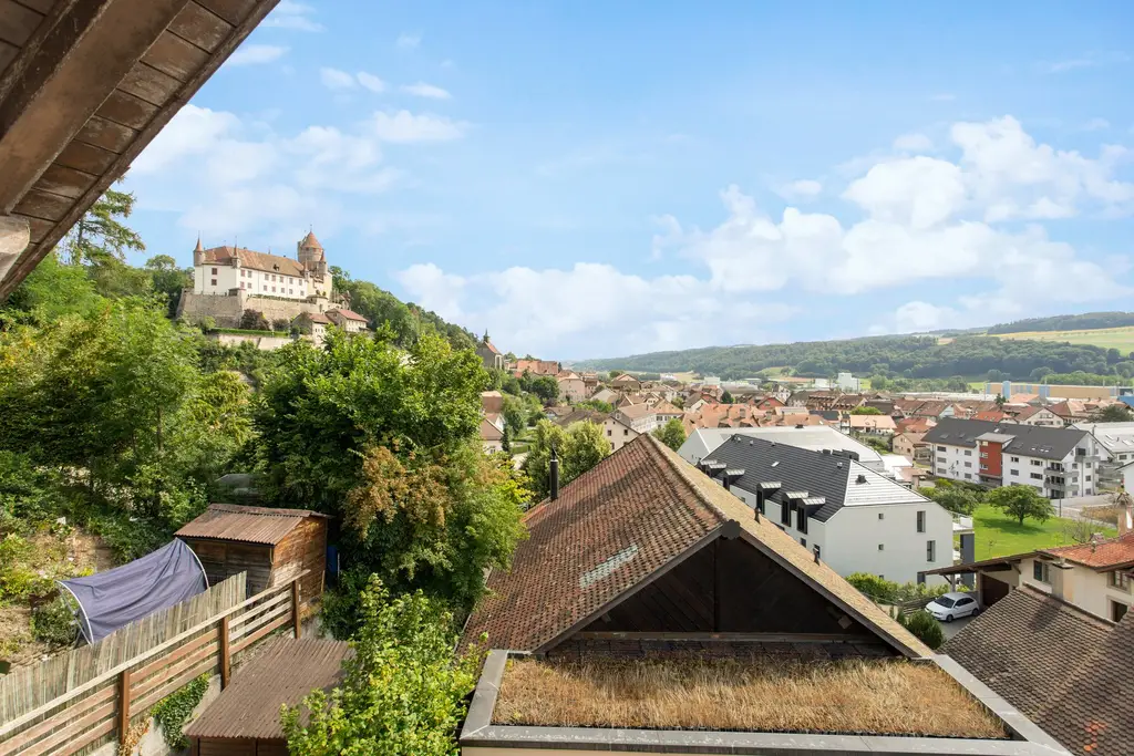 Cachet et exclusivité: magnifique appartement duplex de 6,5 pièces avec jardin et terrasses privés