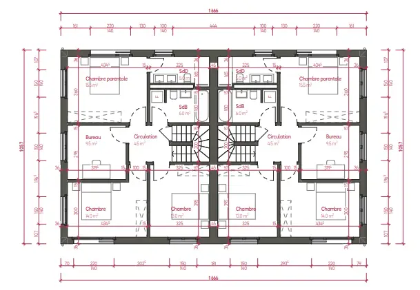 MAISON NEUVES UNIQUEMENT 2 PAS PLUS / villa B