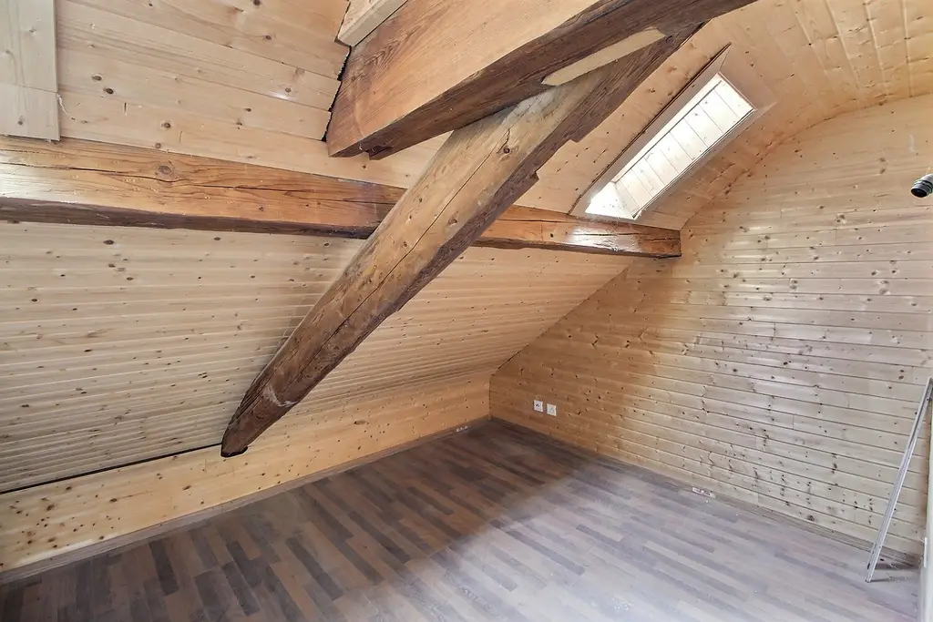 Dans corps de ferme: Grand appartement à finir de rénover