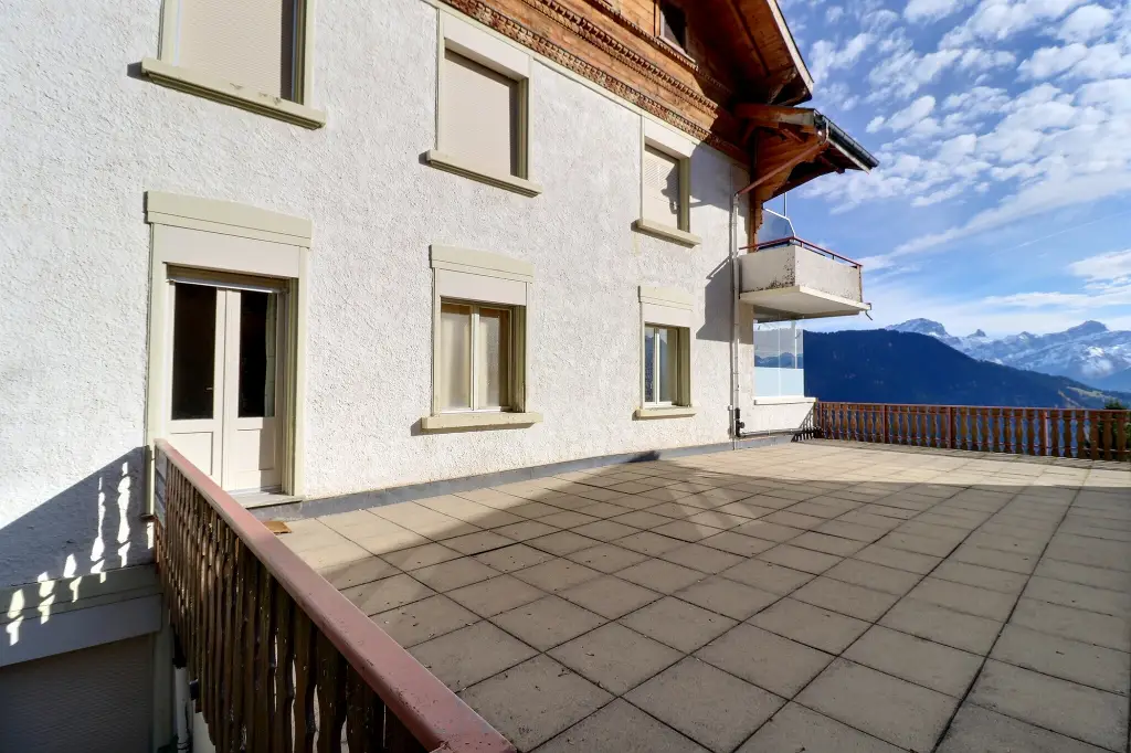Véritable perle à Leysin avec vue imprenable sur les Alpes.