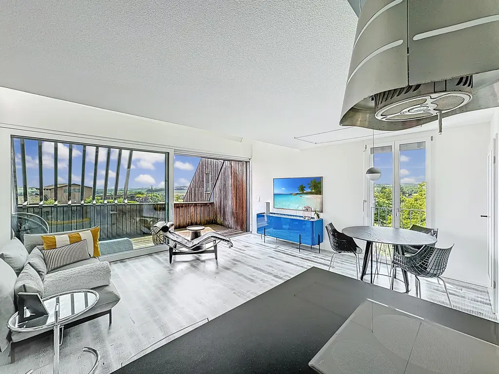 Attique 2.5 pièces en duplex prêt à vivre !