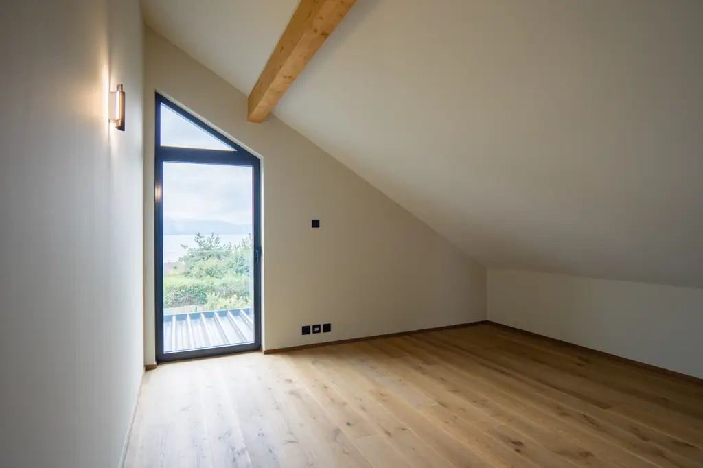Villa contemporaine neuve avec vue sur le lac à St-Prex