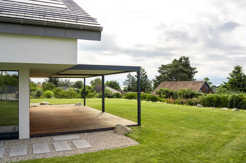 Villa contemporaine neuve avec vue sur le lac à St-Prex